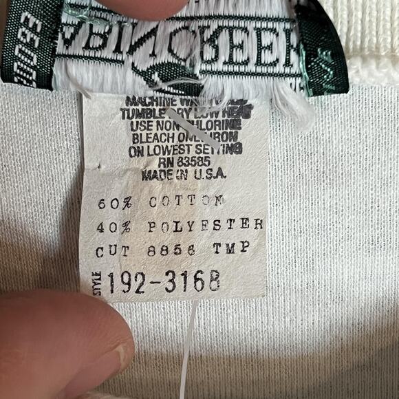 Vintage Cabin Creek Shirt Womens Petite 14P White Floral Graphic Banded Hem 90s - Picture 7 of 11